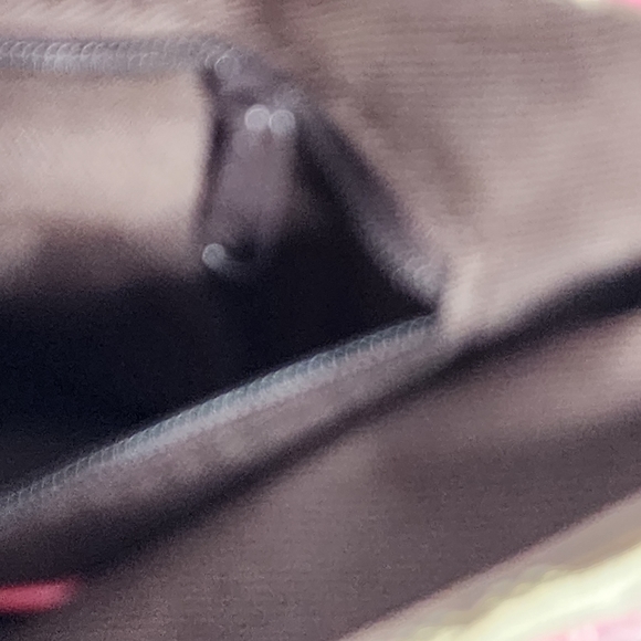 Coach crossbody mini bag signature monogram canvas and hot pink leather & suede - Picture 4 of 10